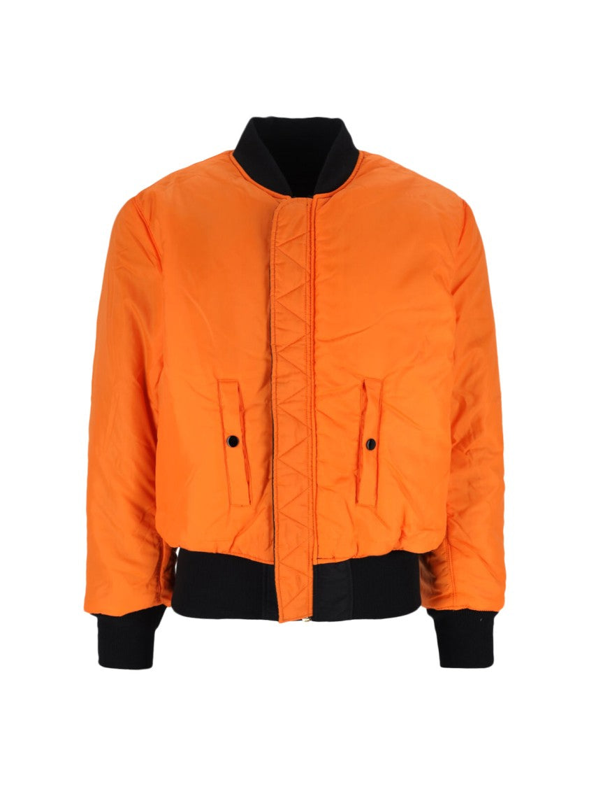 Alpha Industries Reversible "Ma-1 Heritage" Bomber – Black And Orange