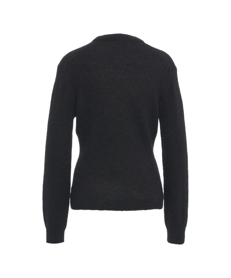 Second Female Knit Sweater With Iconic Silver Logo Detail
