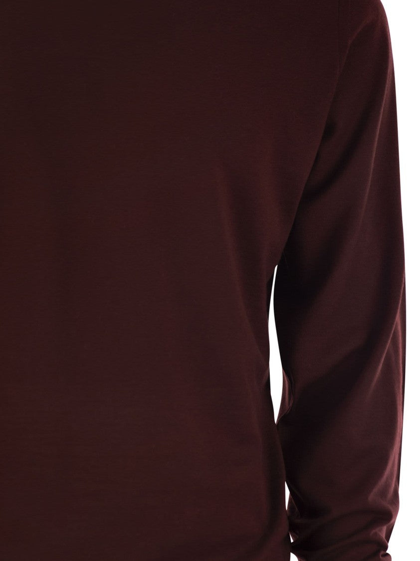 Fedeli Superfine Wool Turtleneck Derby