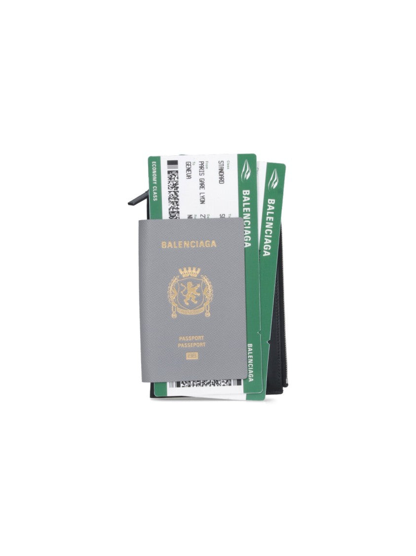 Balenciaga "Passport" Smartphone Holder – Gray