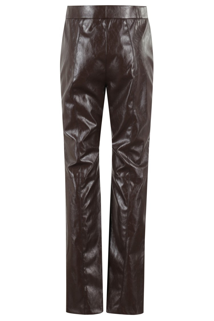 Federica Tosi Metallic Leather Pants