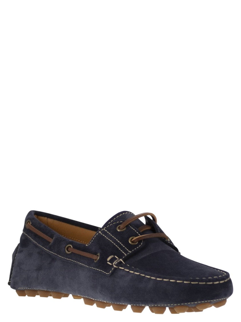 Tod's Rubber Bubble Suede Boat