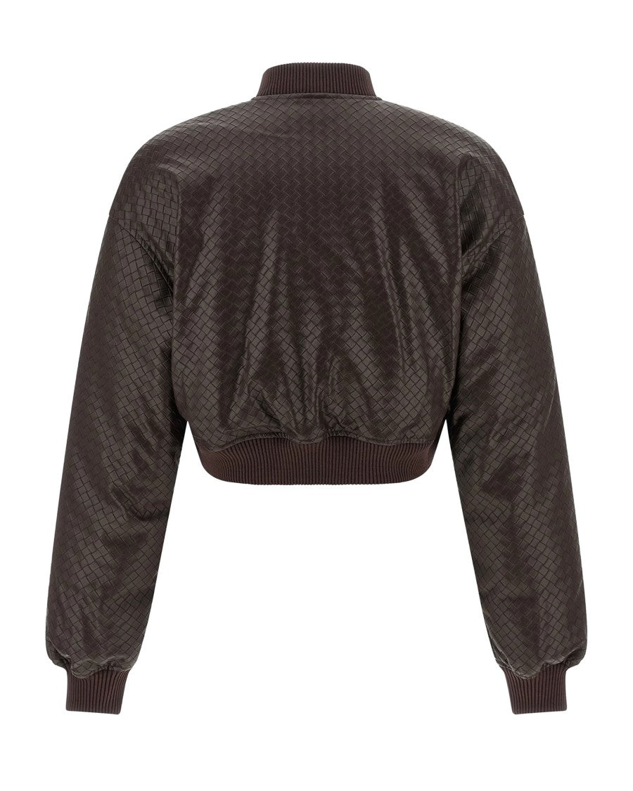 Rotate Bomber Intrecciato Chicory Coffee