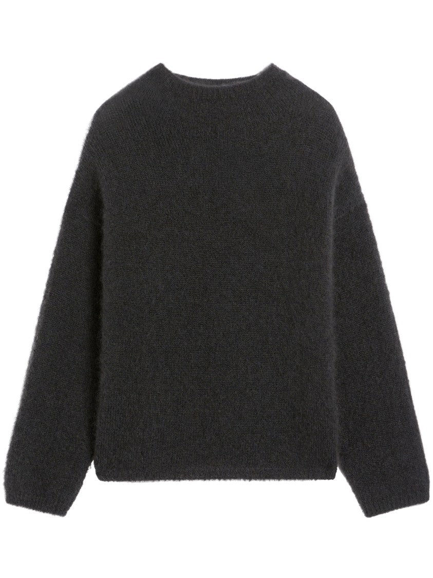 Max Mara Long-Sleeved Sweater With High Round Neckline