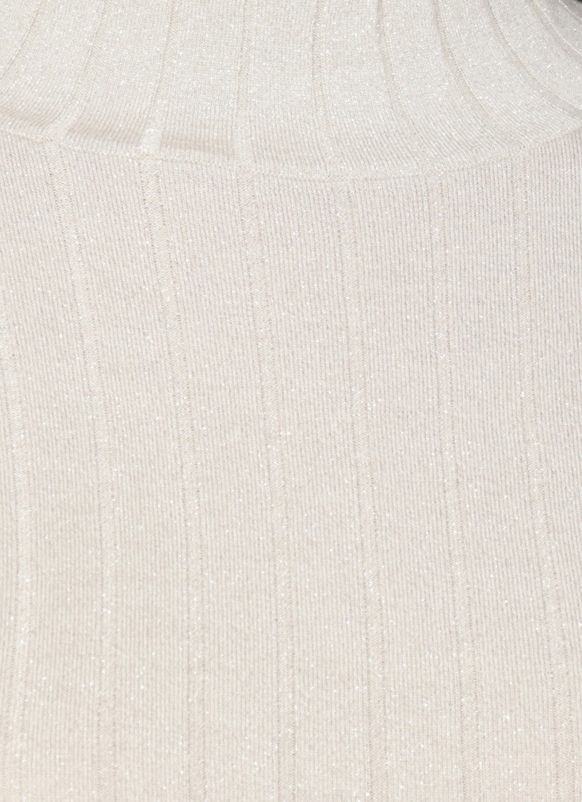 Brunello Cucinelli Grey Cashmere Blend Sweater