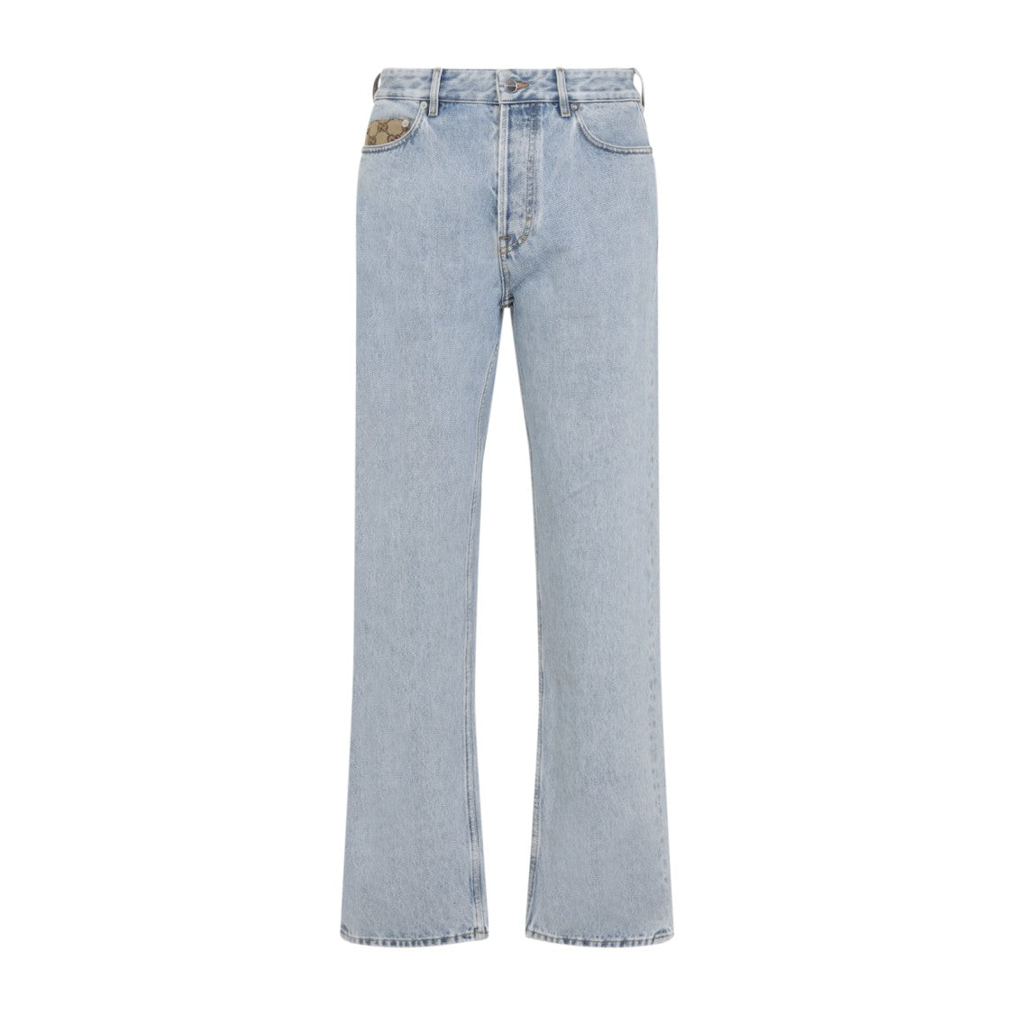 Gucci Light Blue Denim Trousers