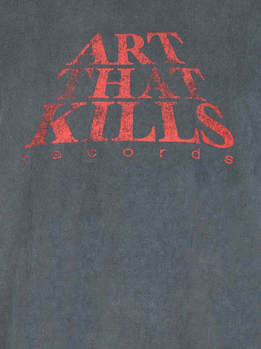 Gallery Dept. Timeless Black T-Shirt With Round Neckline And Short Sleeves