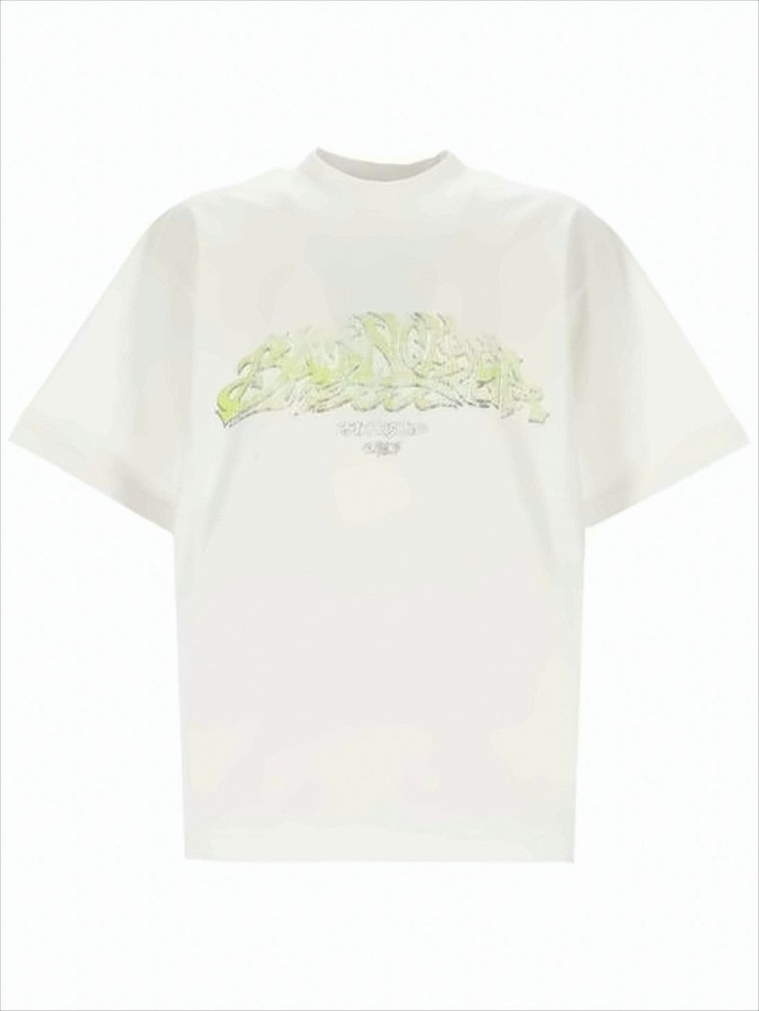 Balenciaga Boxy-Cut White T-Shirt