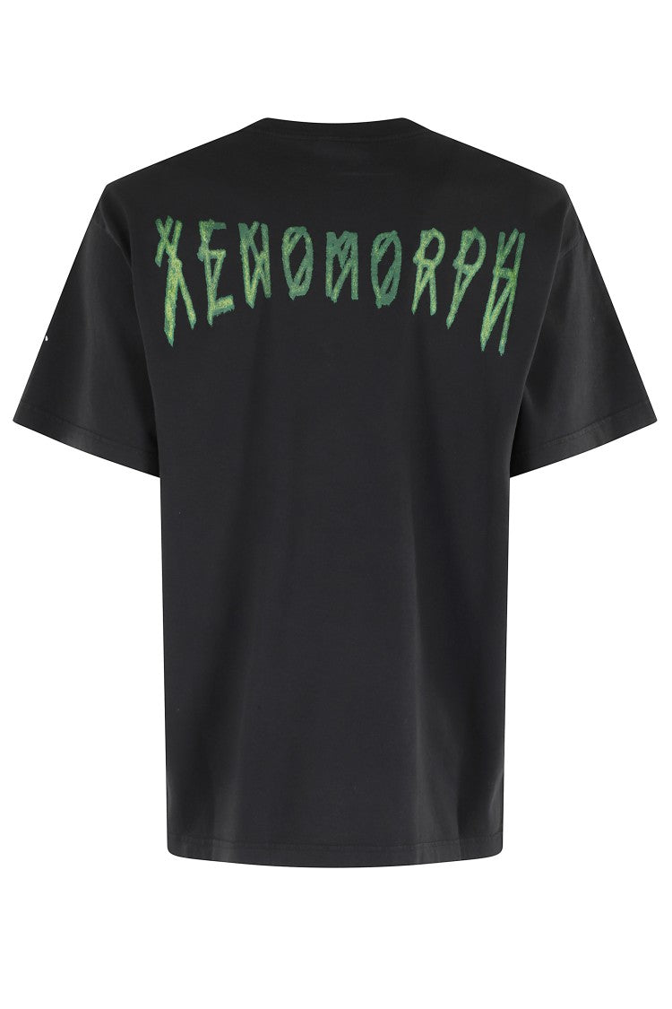 44 Label Group Black Crew Neck T-Shirt