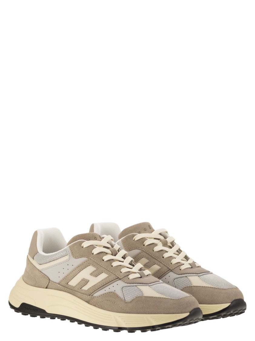 Hogan Hyperlight - Suede And Canvas Sneakers