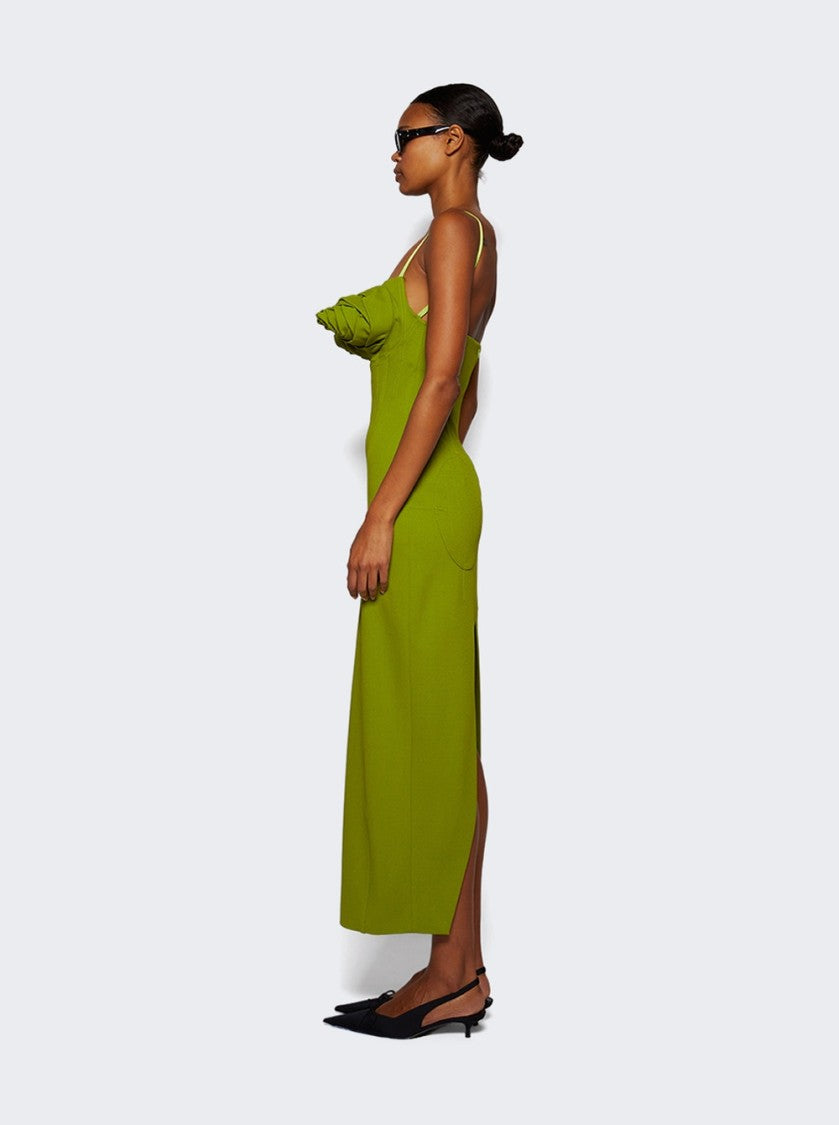 Jean Paul Gaultier Conical Bra Cup Dress Acid Green