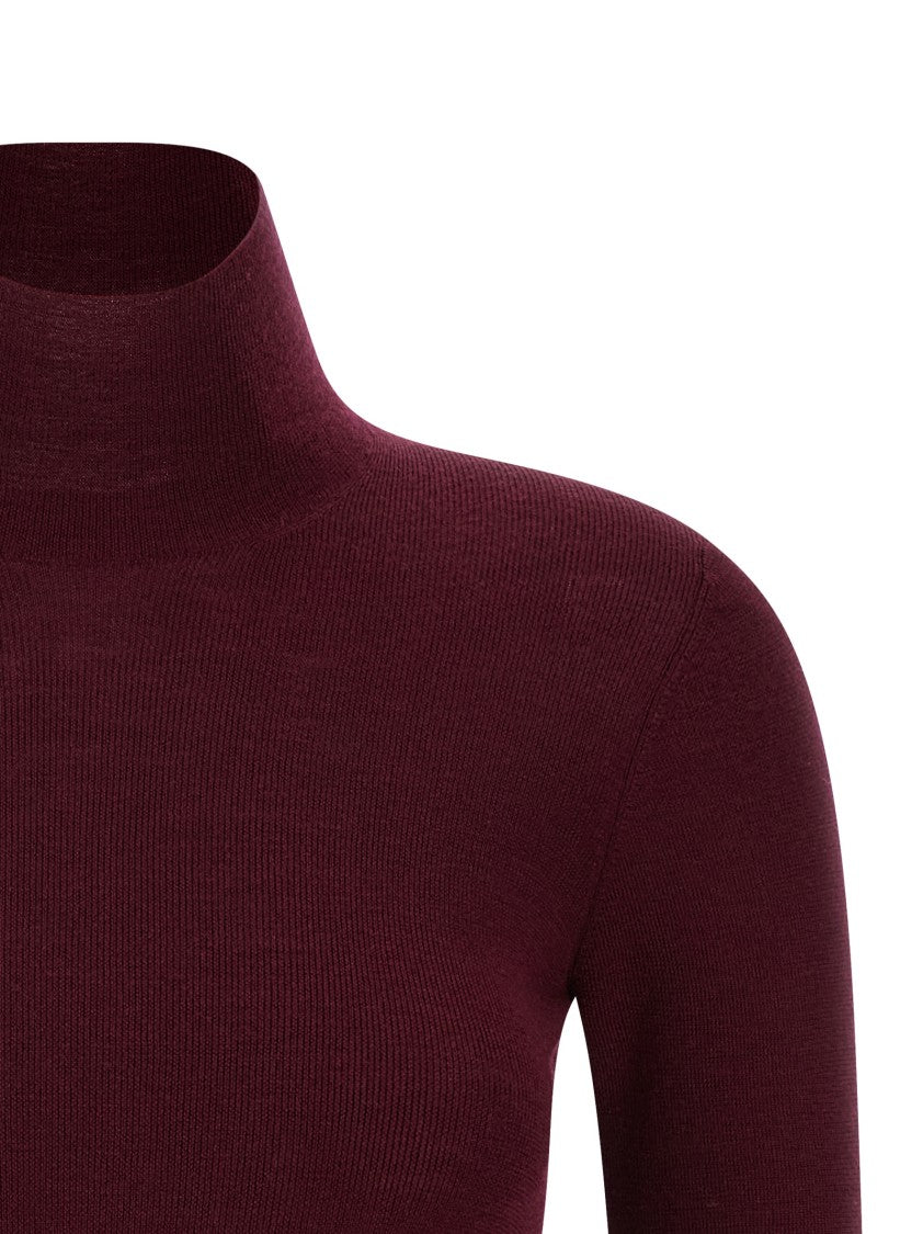Etro Slim Fit High Neck Wool Sweater