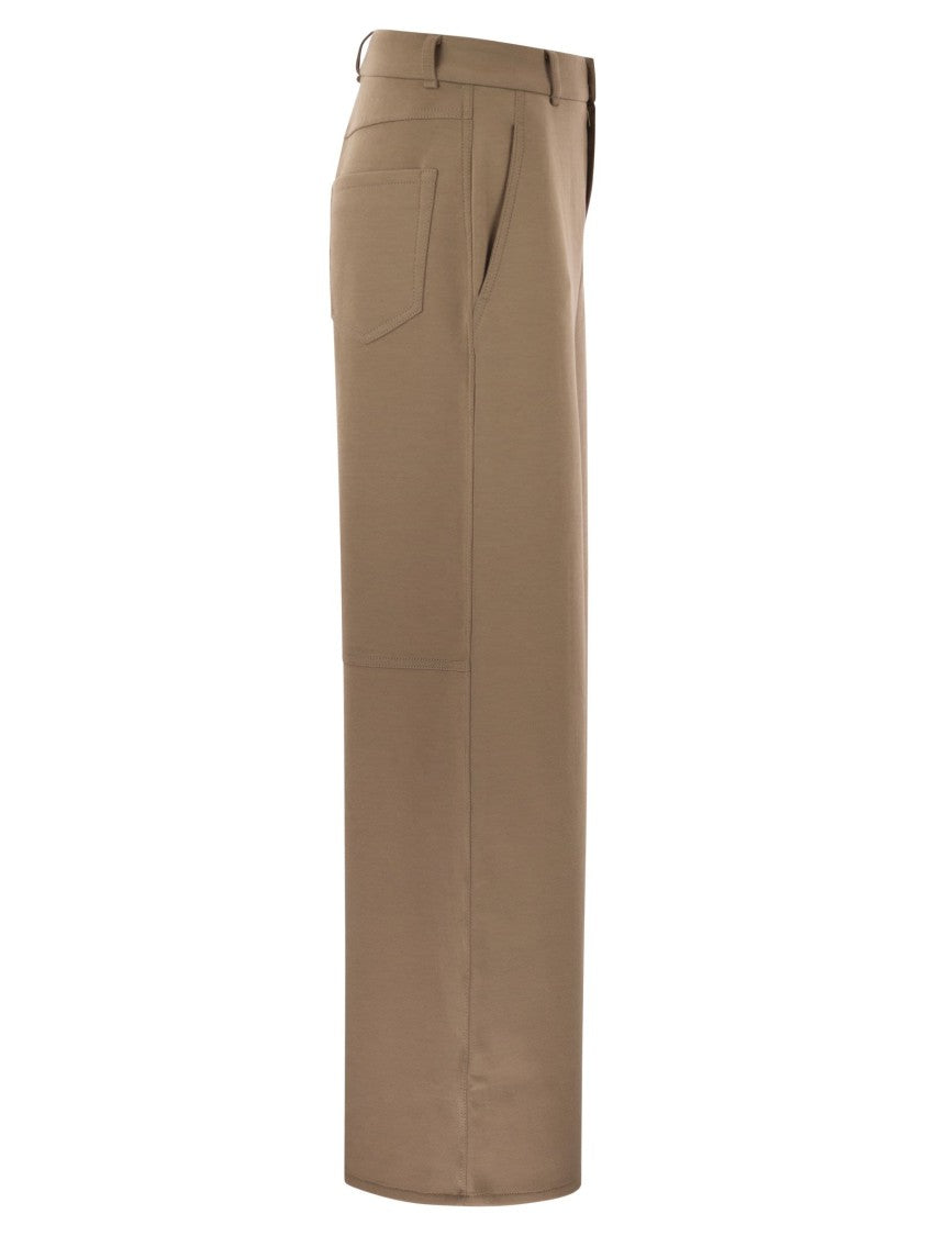 Max Mara Merlot - Jersey Trousers
