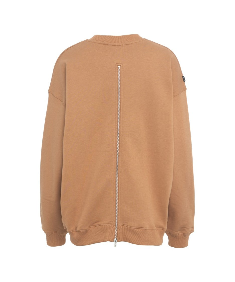 Department Five Oversized Virginex Sweatshirt With Ribbed Detailing And Zipper Back
