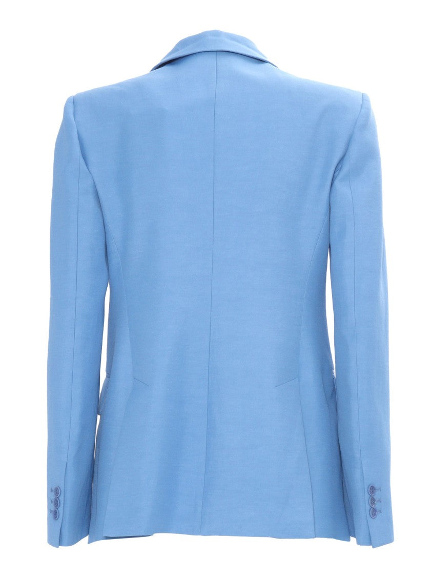 P.A.R.O.S.H. Tailored Single-Breasted Blazer With Notched Lapel