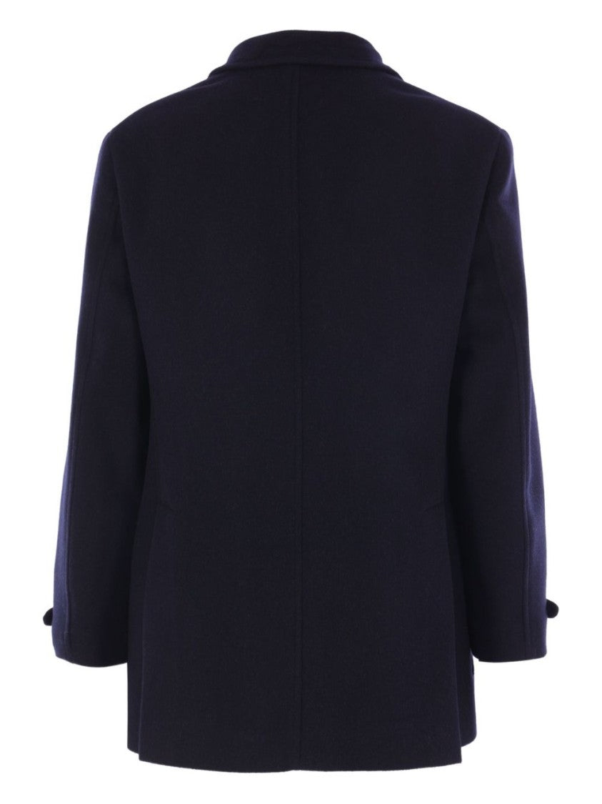 Brunello Cucinelli Double-Breasted Jacket With Wide Lapel And Button Detailing