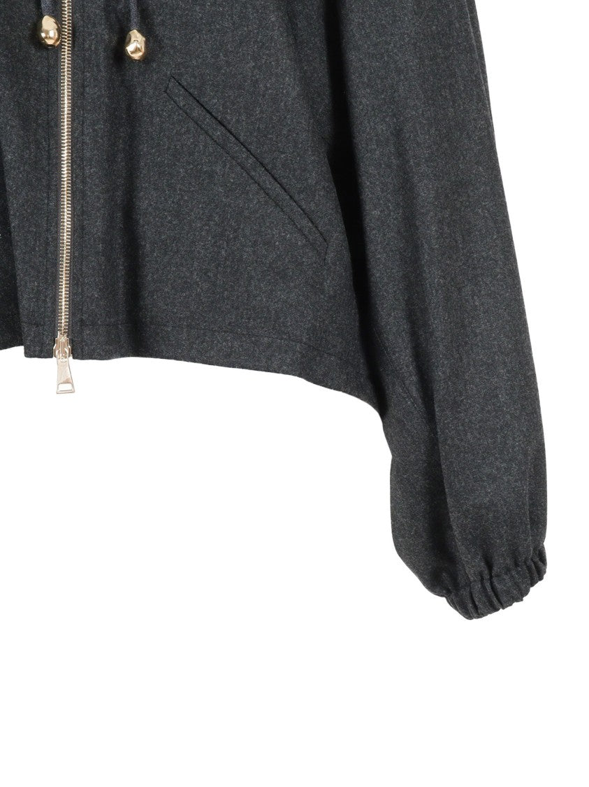 Fabiana Filippi Cropped Bomber Jacket