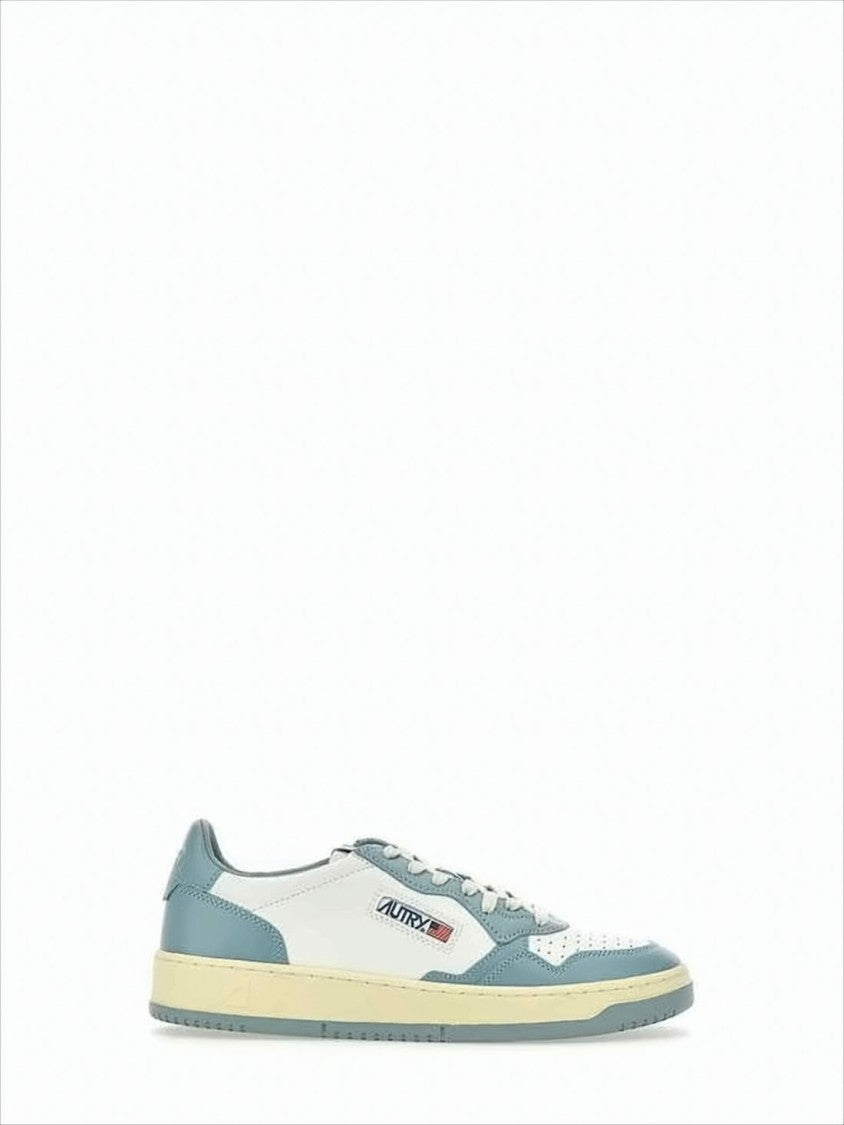 Autry Autry Low-Top Sneakers With Smooth Leather Panels And Perforated Detailing