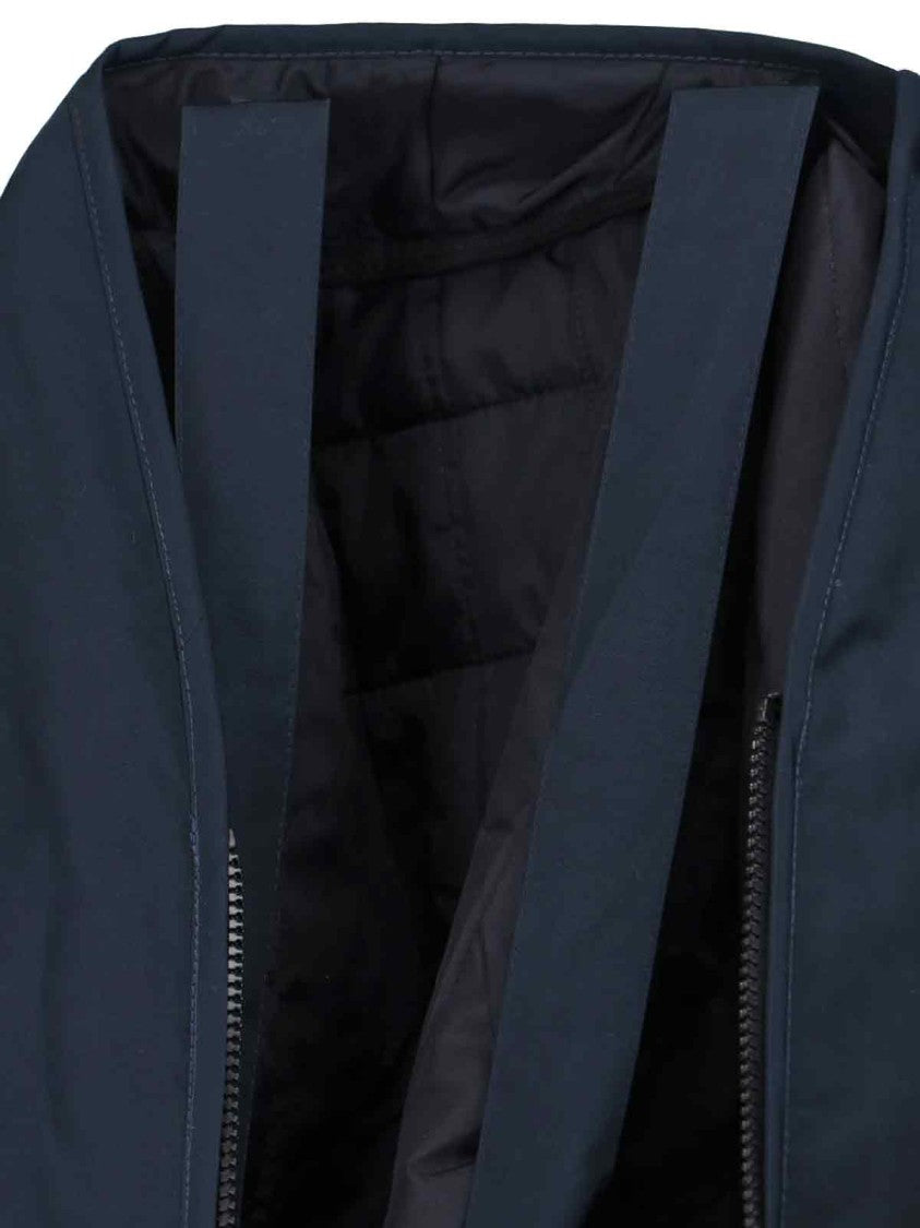 Càpe Middle Coat – Navy Blue
