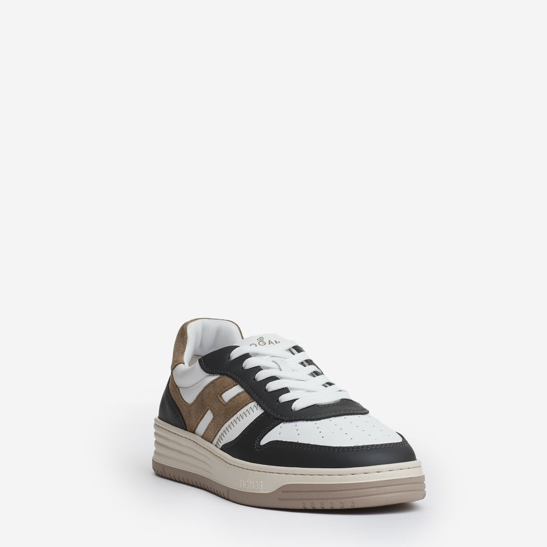 Hogan Basket Leather Blue White Beige
