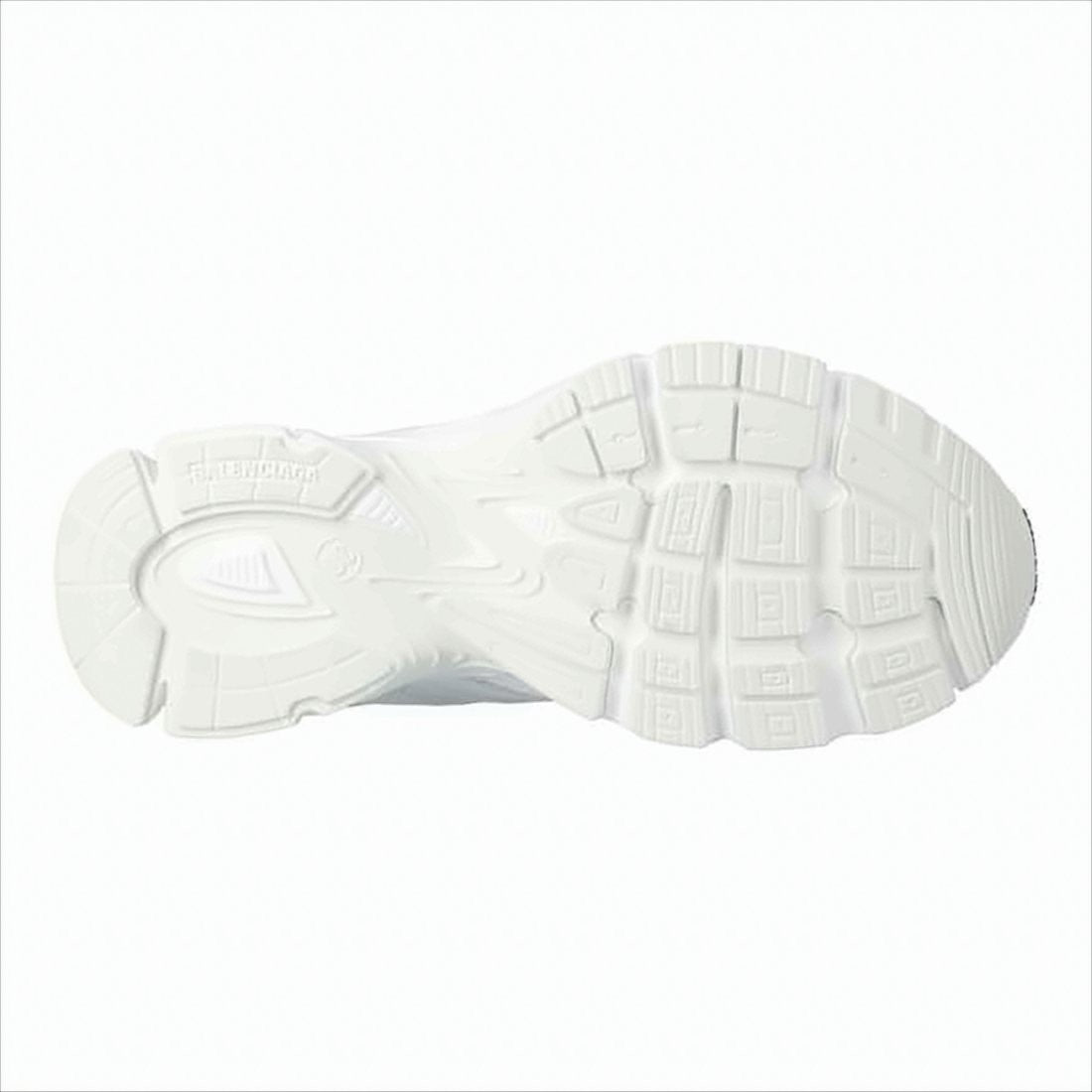 Balenciaga Textured Mesh Sneakers With Chunky Sole And Lace-Up Design