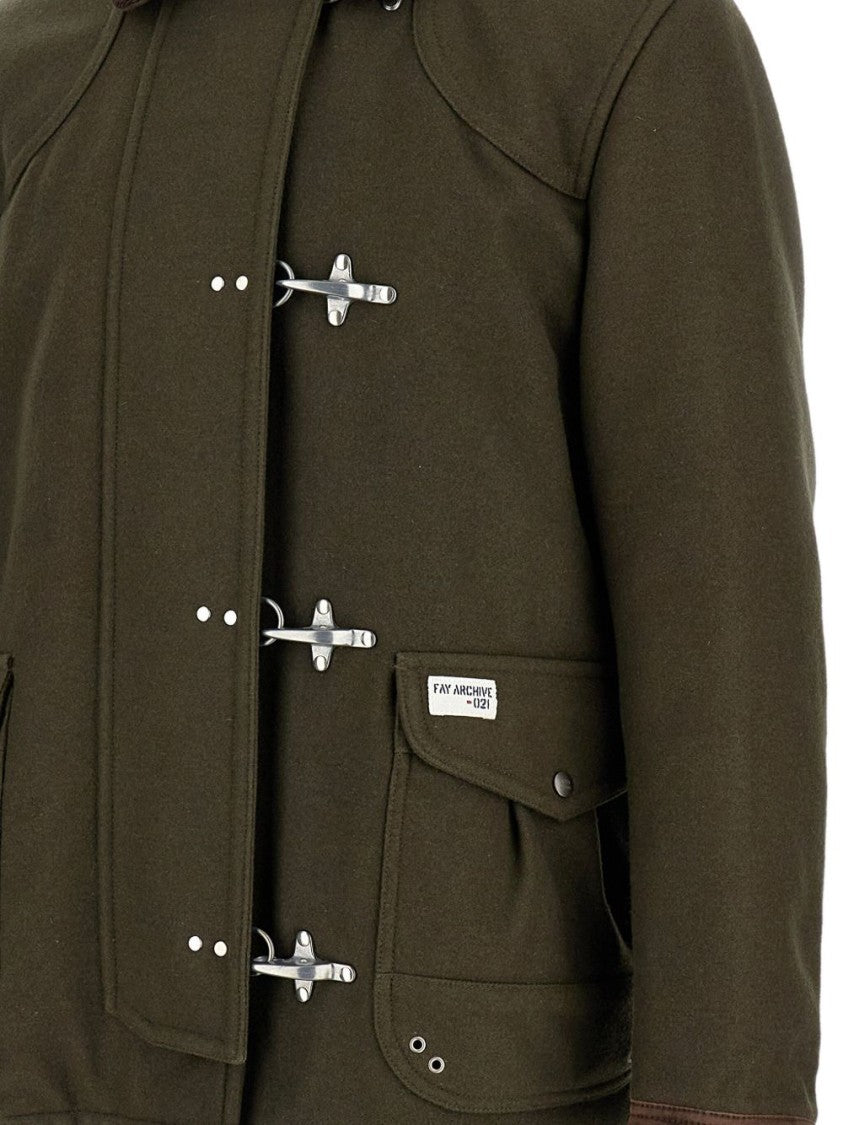 Fay Short Coat With 4 Side Hooks