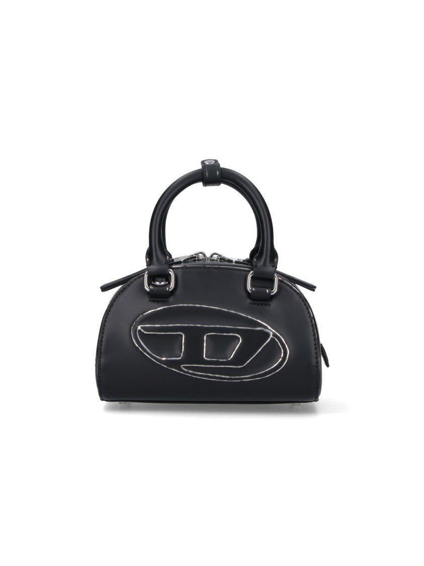 Diesel '1Dr Dome Crossbody' Bag – Black