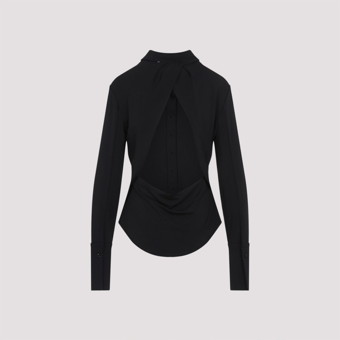 Sportmax Candido Black Viscose Shirt