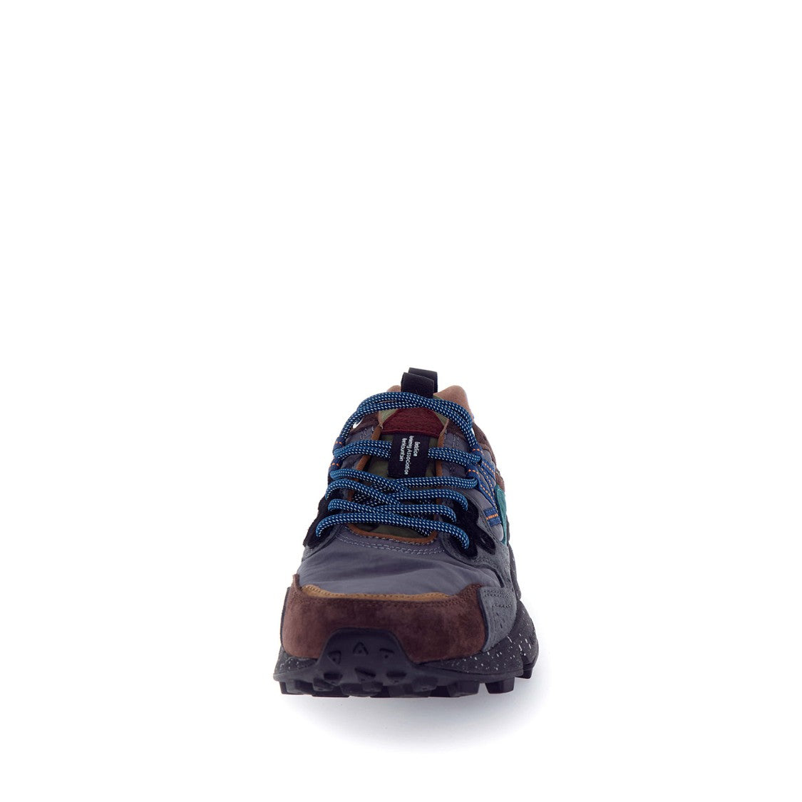 Flower Mountain Grey And Petrol Yamano 3 Sneakers