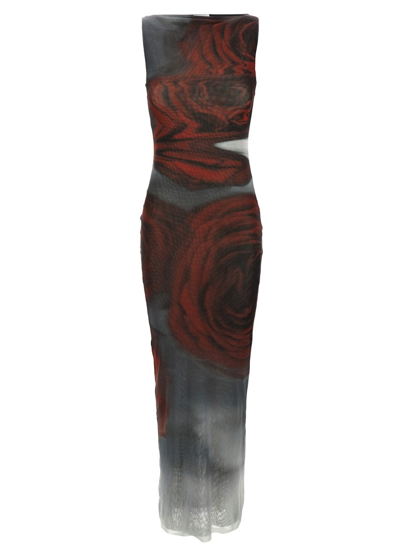 Jean Paul Gaultier Blurry Roses' Dress