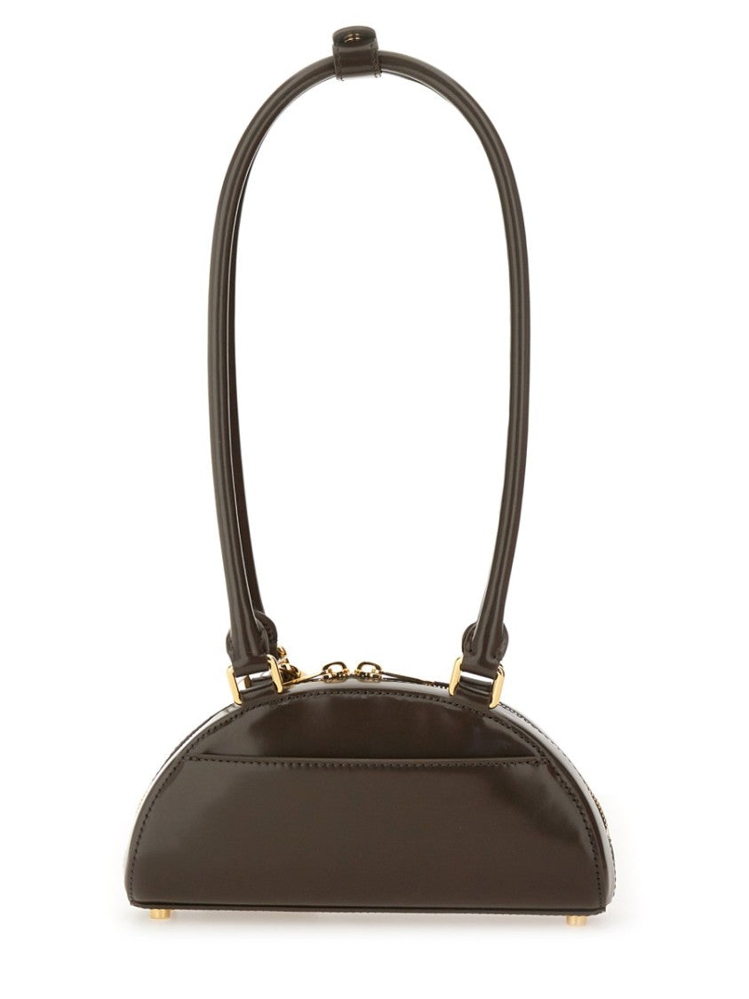Self-Portrait Mini Leather Shoulder Bag With Decorative Charm