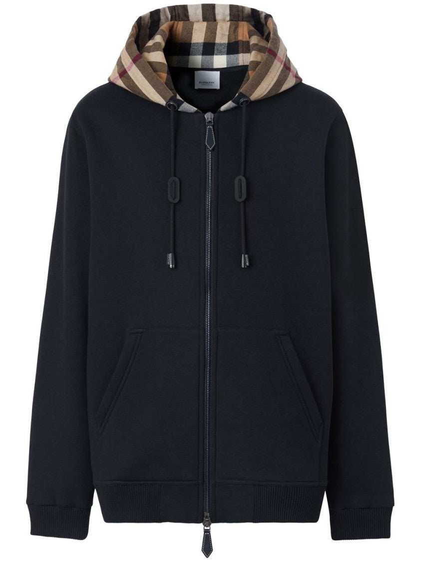 Burberry Multicolour Check Lined Hoodie