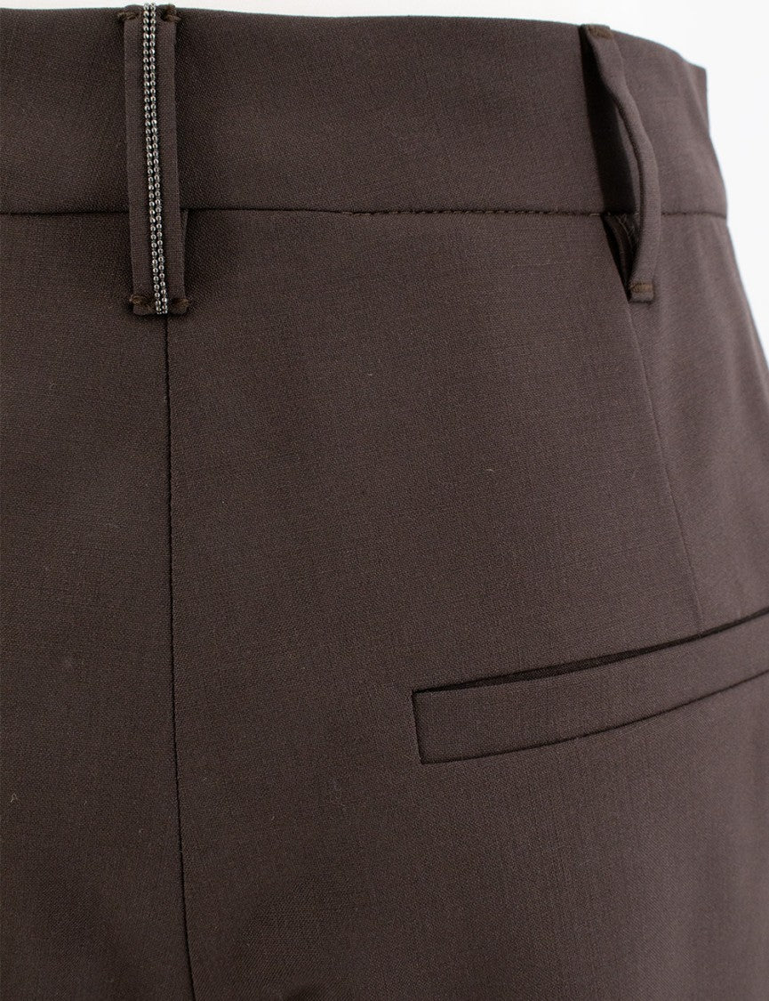 Brunello Cucinelli Straight-Leg Trousers With Tailored Fit