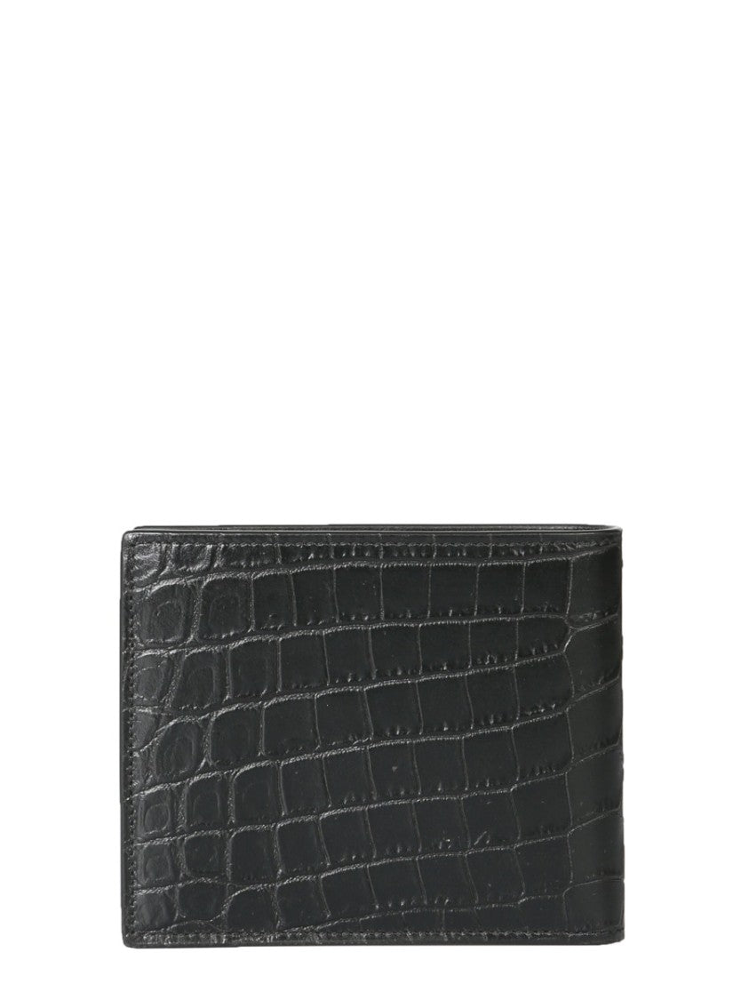 Saint Laurent "Tiny Cassandre East/West" Wallet Small