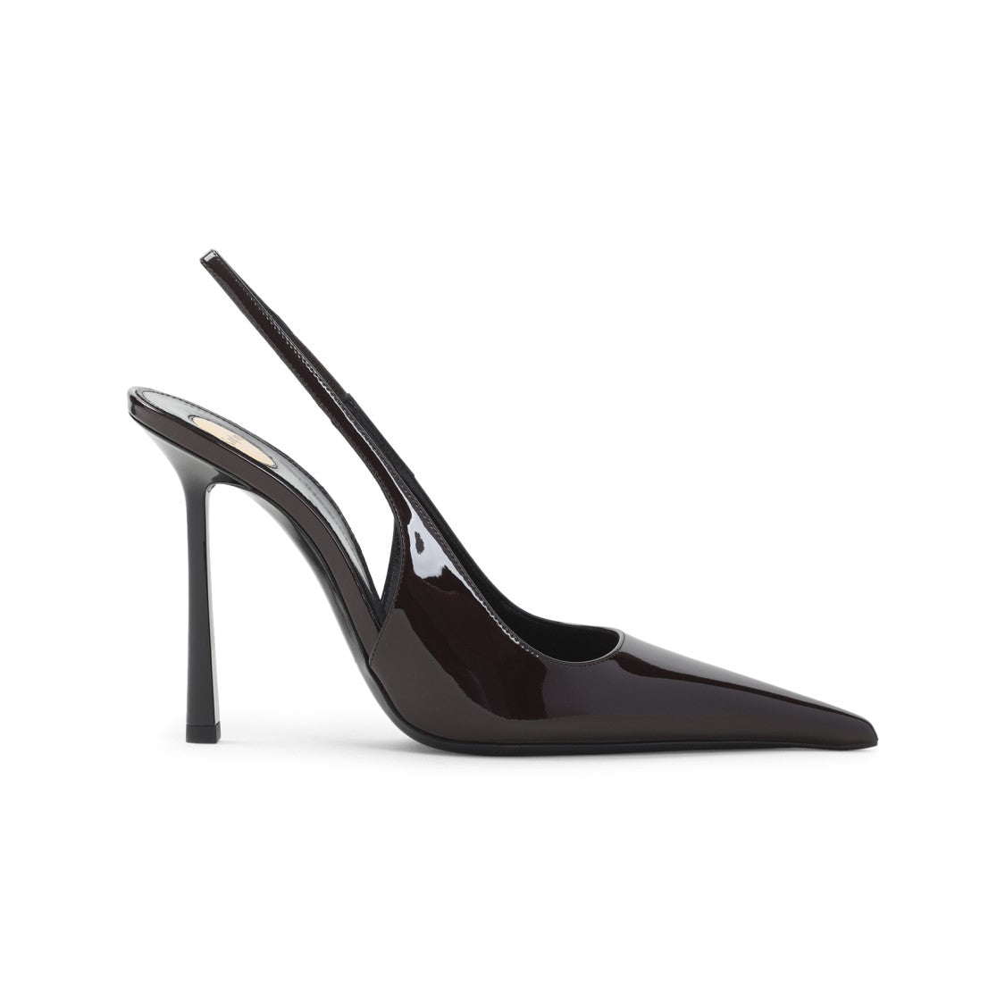 Saint Laurent Vendome 110 Dark Brown Calf Leather Pumps