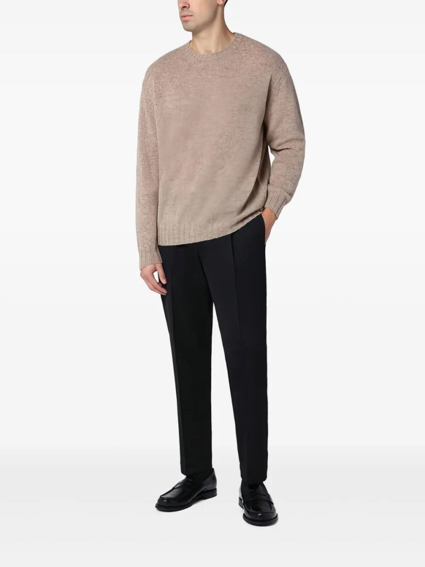 Santaniello Single-Pin Cropped Ankle Trousers