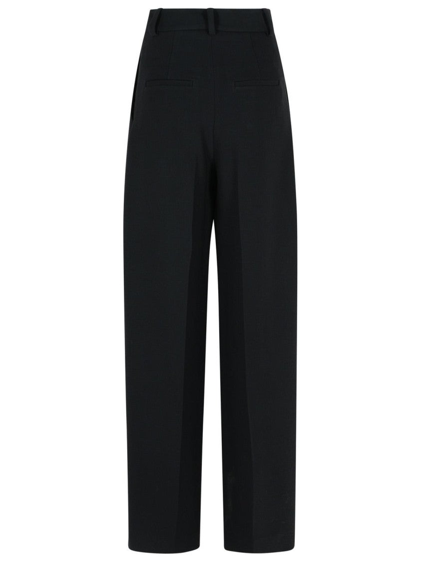 Khaite Maris' Black Polyester Blend Pants