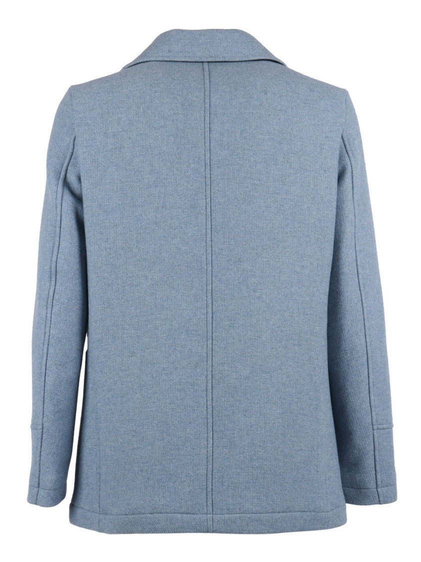Camplin Island - S Double-Breasted Wool Coat