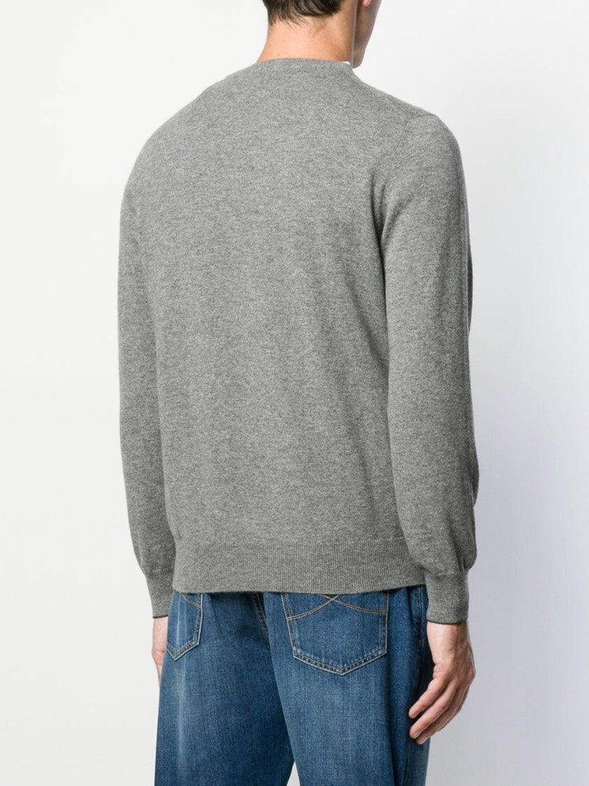 Brunello Cucinelli Round Neck Jumper In Comfortable Cotton Blend