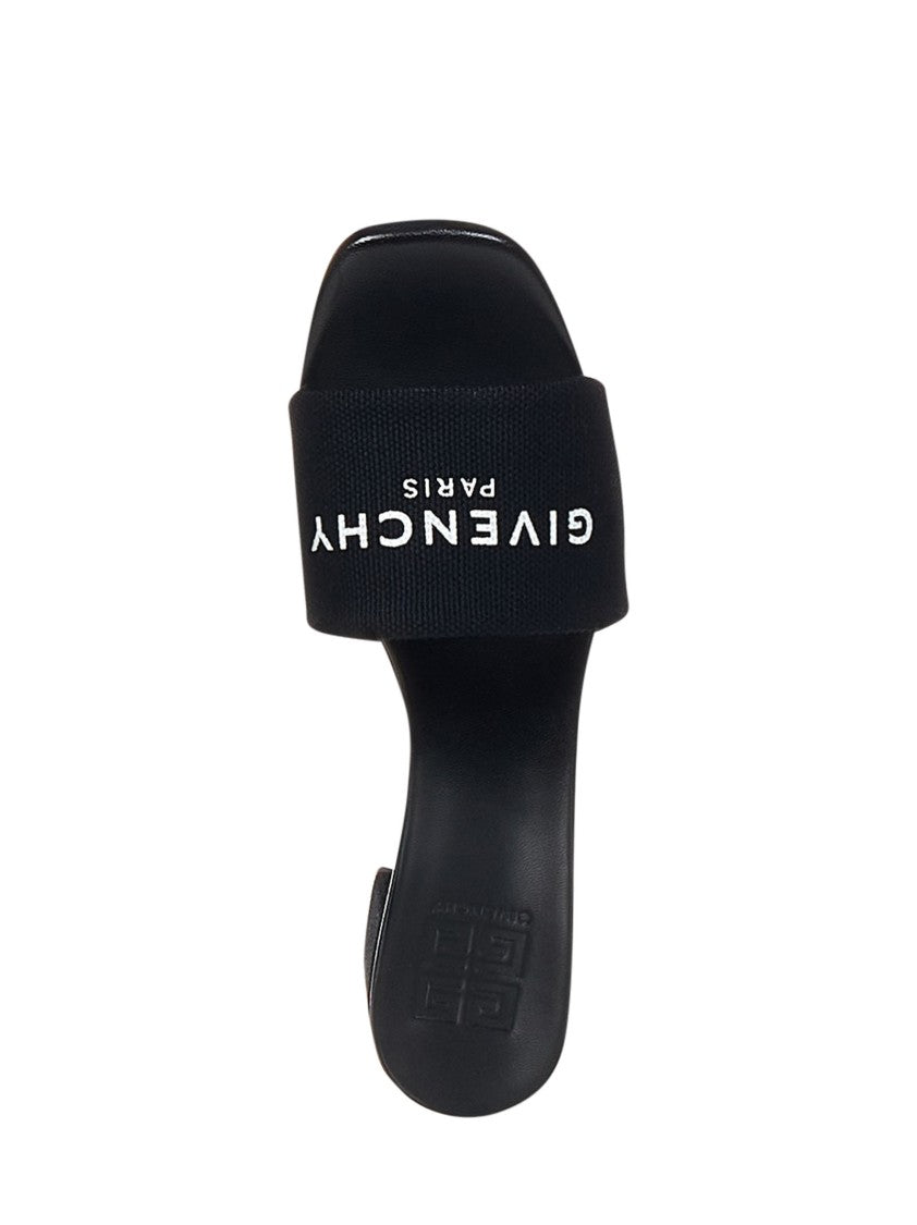 Givenchy 45Mm Heel Black Sandals