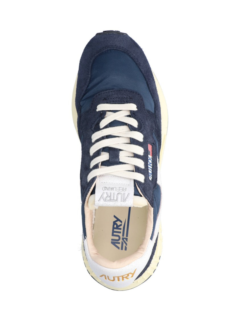 Autry Reelwind Super Vintage Sneakers With Suede Accents