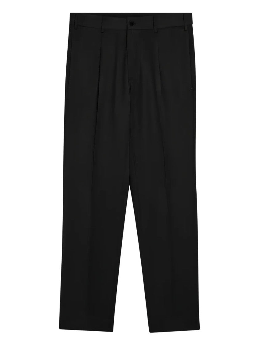 Santaniello Single-Pin Cropped Ankle Trousers