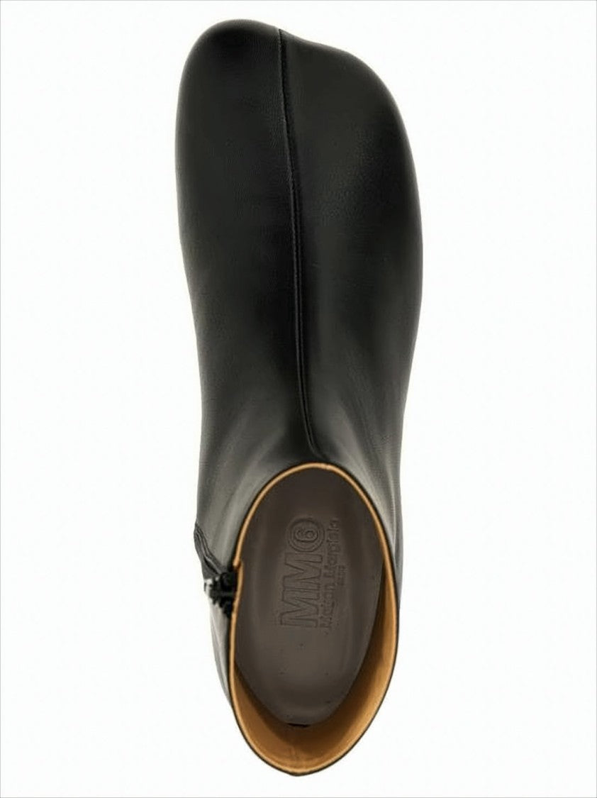 Mm6 By Maison Margiela Smooth Leather Ankle Boots