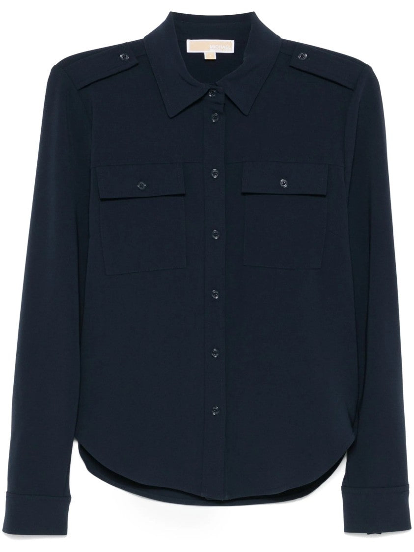 Michael Kors Fitted Army Shirt