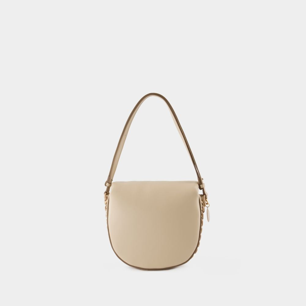 Stella Mccartney M Flap Puffy Alter Mat Bag - Vegan Leather - Beige