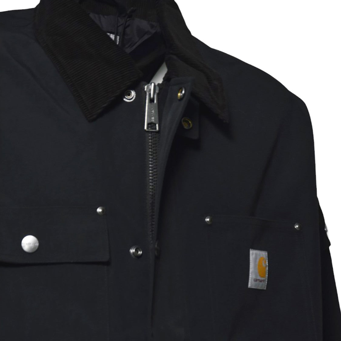 Carhartt Wip Carhartt Clapton Black Cotton Jacket