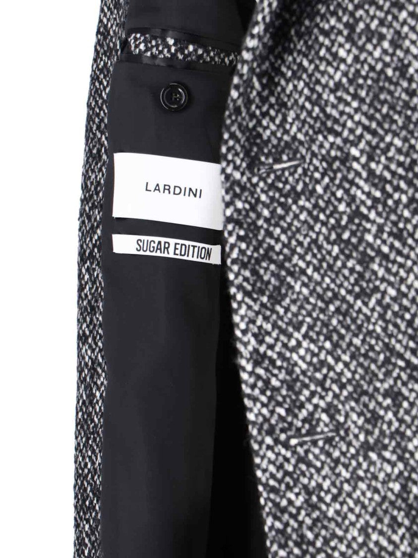 Lardini Single-Breasted Coat – Grey