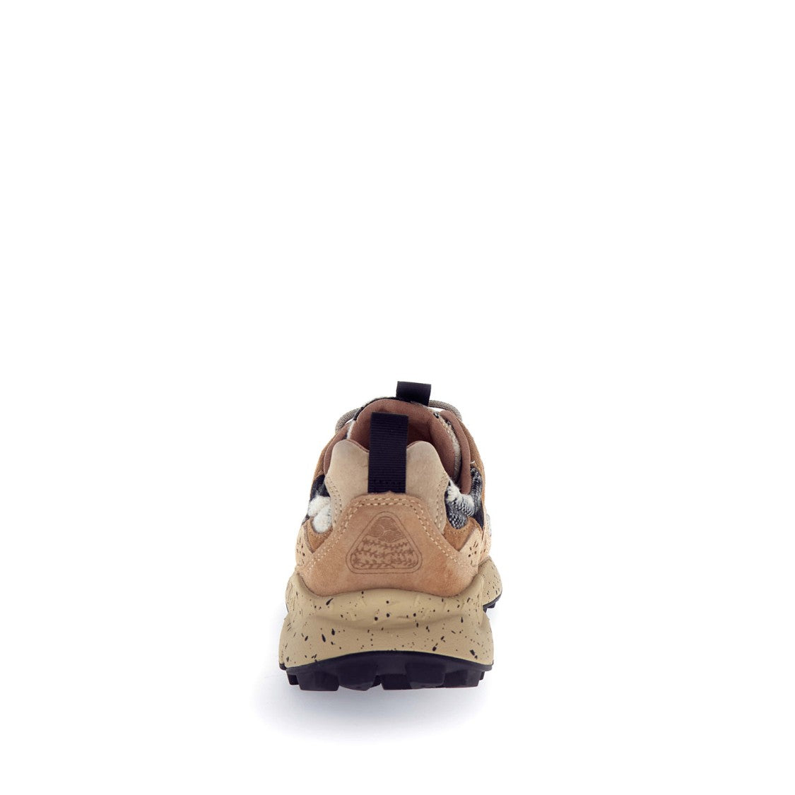 Flower Mountain Yamano Sneakers - Wool Check White/Black/Beige/Beige Suede