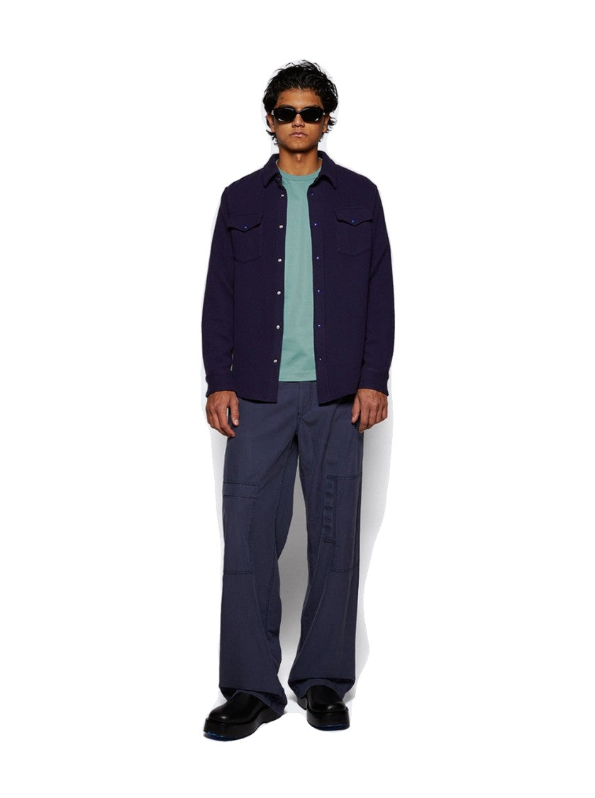 Lanvin Essential Tee Vert De Gris