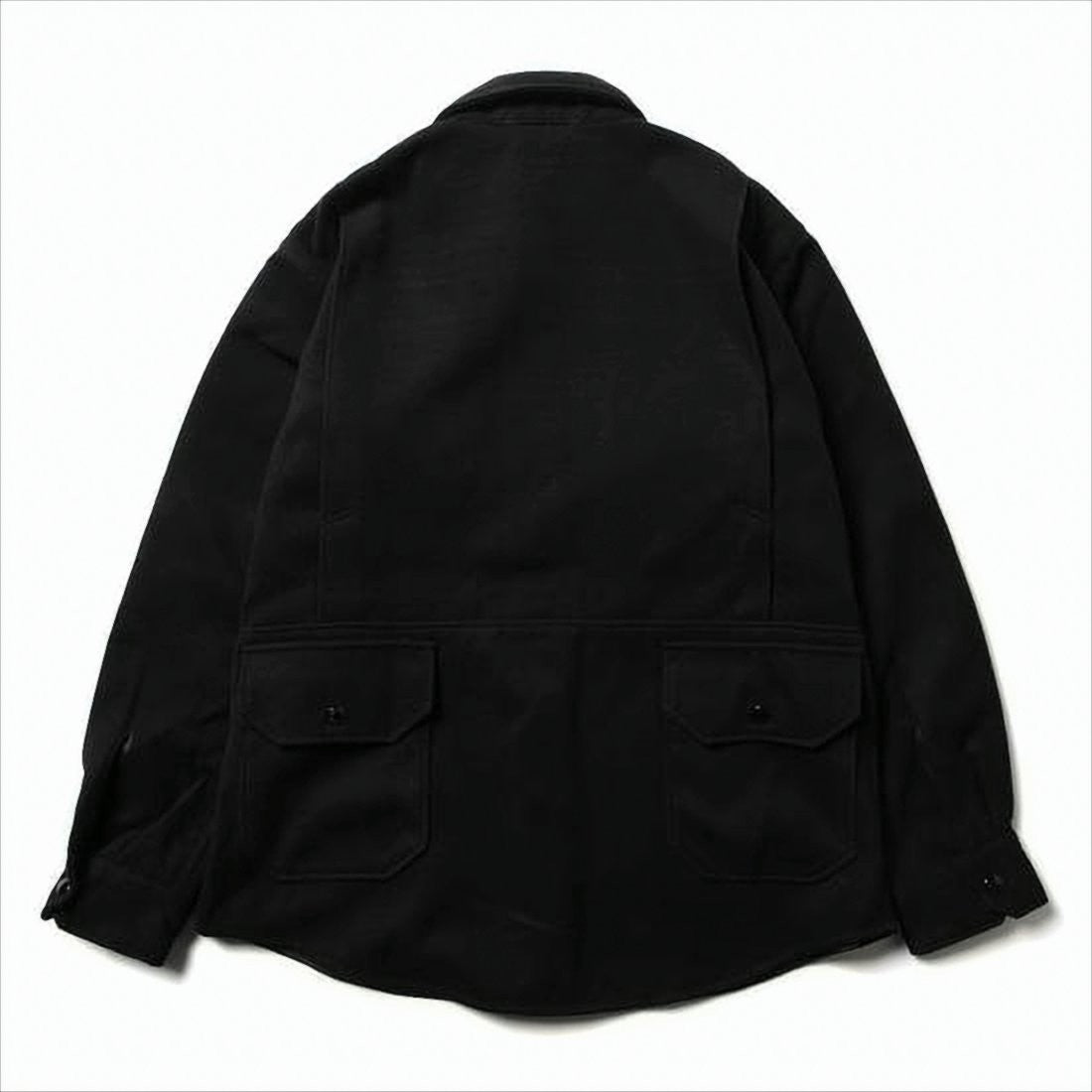Engineered Garments Structured Black Jacket With Front Pockets